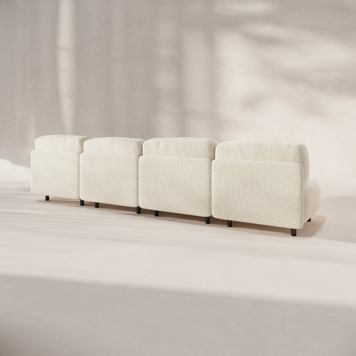 Sofa with white modules - Pummba II