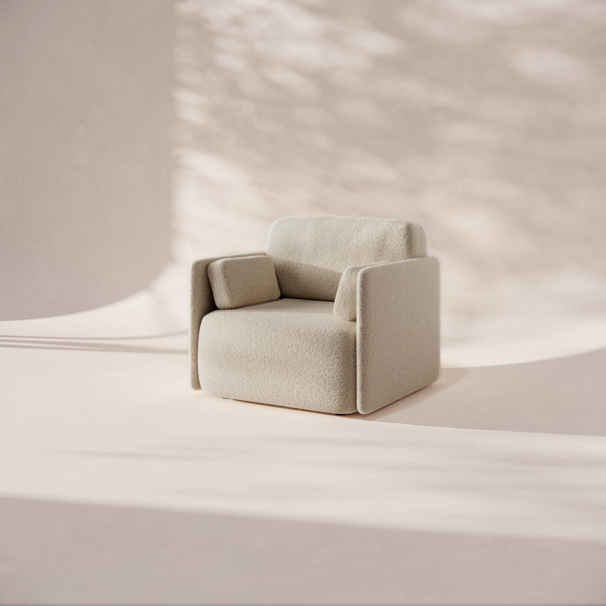 White sofa cushion